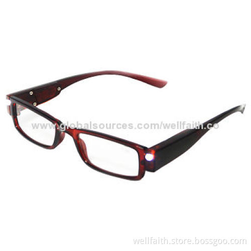 Reading sunglasses with LED light